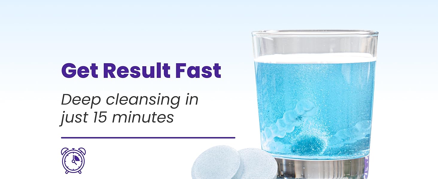 Deep cleaning in only 15 minutes