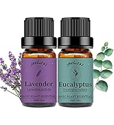 yethious Lavender Eucalyptus Essential Oil Organic Pure Plant Lavender Oil Essential Oil for Diff...