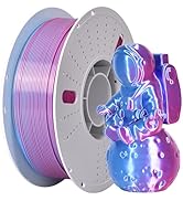 PINBALL Silk PLA Filament 1.75mm Red Blue Dual Color PLA 3D Printer Filament 2 in 1 Coextrusion 1...