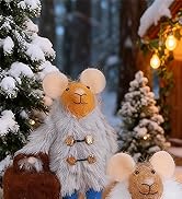 4 Pack Christmas Felt Mice