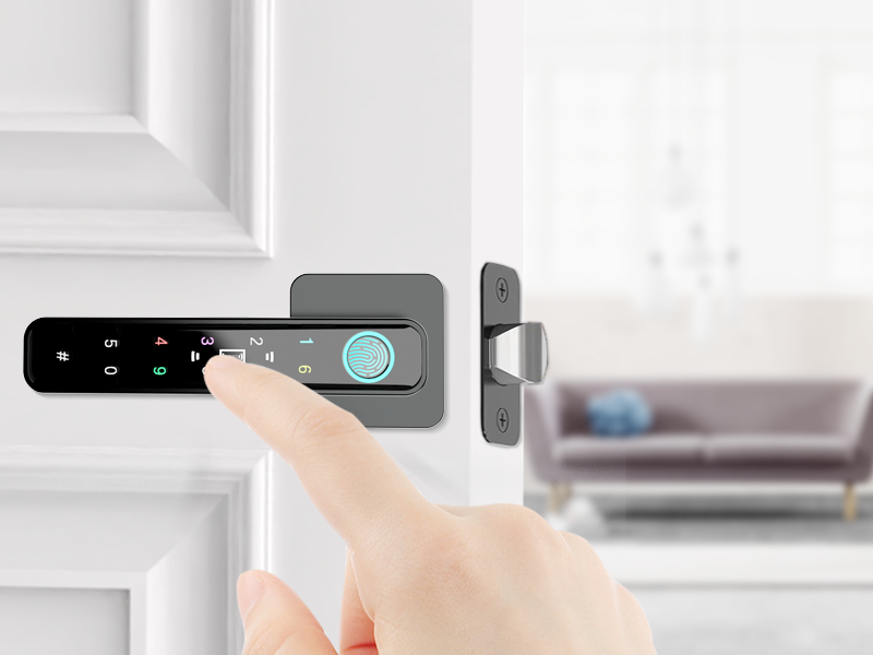 door handle with keypad