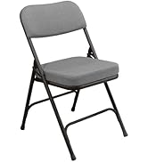 National Public Seating 3200 Series Steel Frame Upholstered Premium Fabric Seat and Back Folding ...