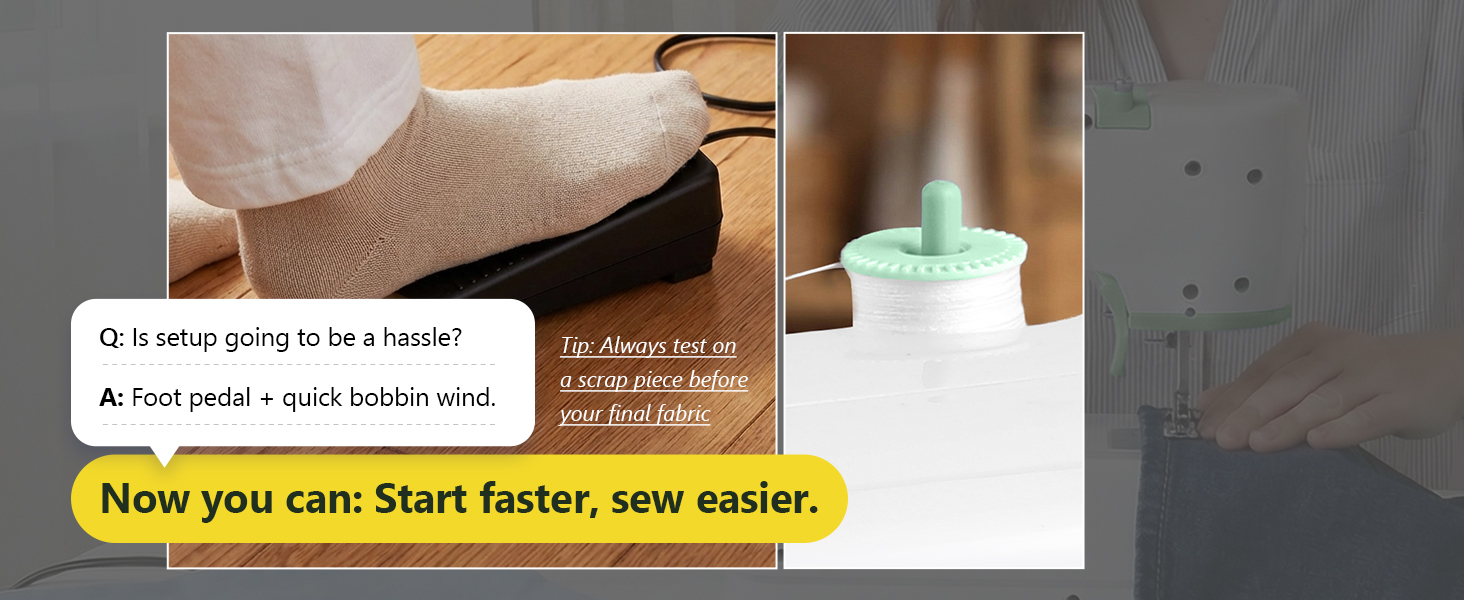sewing machine