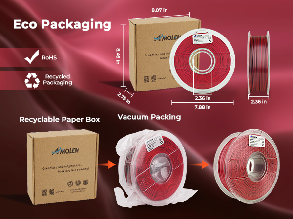 PLA Filament 1.75mm 3D Printer filaments High Speed PLA Filament 1.75mm