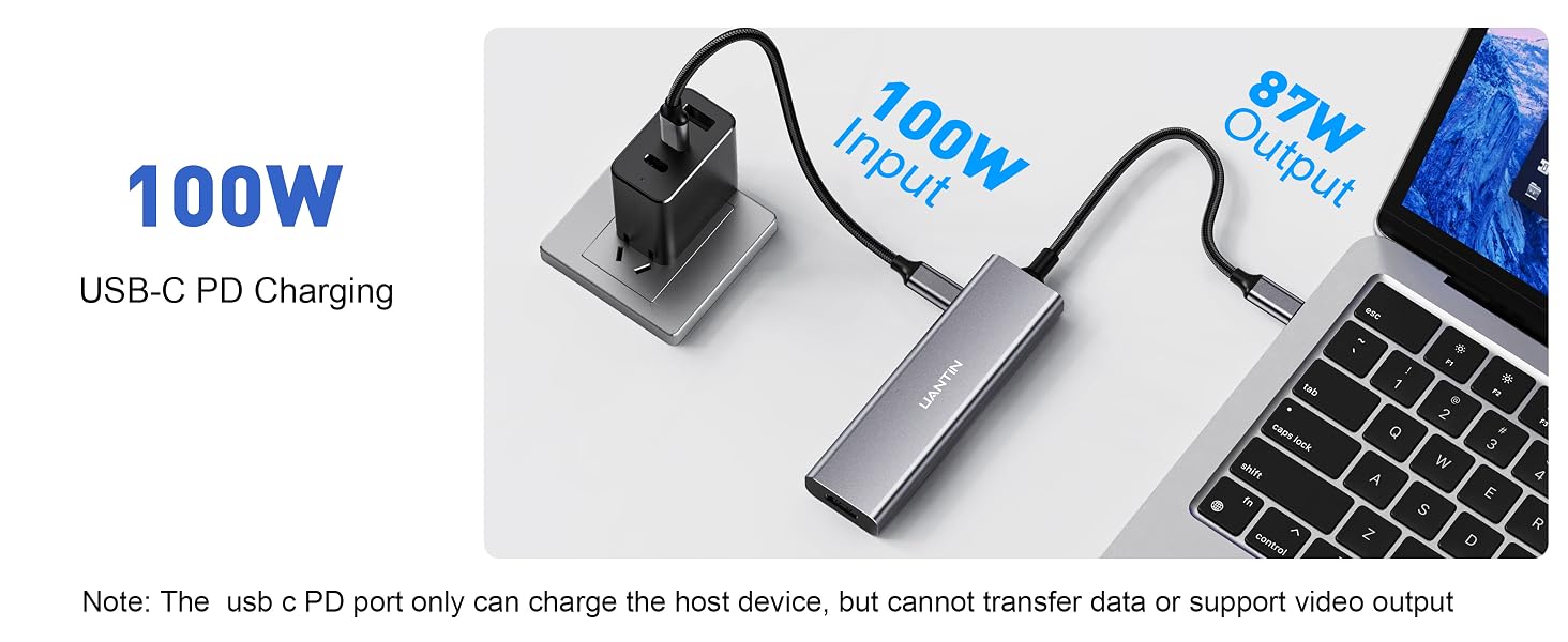 usb c hub with pd