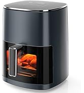 OLIXIS Air Fryer 6 Quart with Window Square Air Fryer 12-in-1 Air Fry, Roast, Reheat, Dehydrate, ...