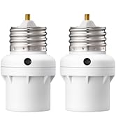 DEWENWILS Light Sensor Socket, Dusk to Dawn Light Socket Adapter, 360° Sensor Rotation, E26/E27 L...