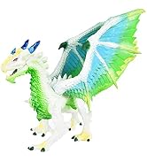 Dragon Figurine Magic Dragon Figurine Realistic Plastic Flying Dragon Figurine for Collection Sci...
