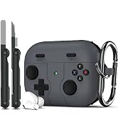 RFUNGUANGO AirPods Pro 2nd /1st Generation Case Cover with Keychain,Game Player Design for Kid Me...
