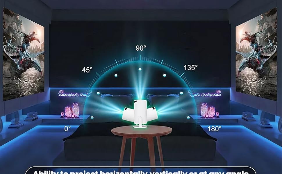 Supports horizontal, vertical &amp;amp;amp; multi-angle projection