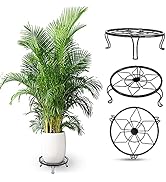 3 Pack Metal Potted Plant Stand Indoor Outdoor Plant Holder, Heavy Duty Potted Flower Pot Planter...