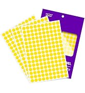 PARLAIM 1500PCS Colored Dot Stickers 1/2