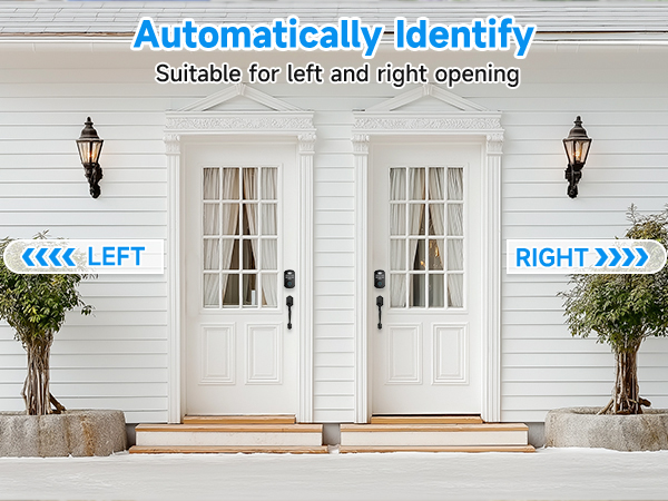 left and right-handed doors