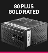 MSI MPG A1000G PCIE 5 &amp; ATX 3.0 Gaming Power Supply | Full Modular | 80 Plus Gold Certified 1000W...