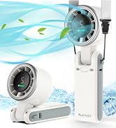 PlayHot Portable Handheld Turbo Fan, 5 Gear Wind, Battery Operated, Up to 12 Working Hours, 3 IN ...