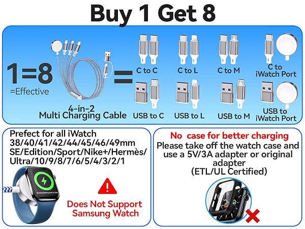 apple watch charger fast charging