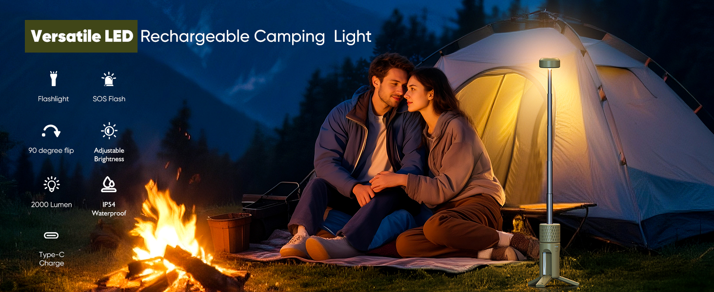 camping lantern rechargeable