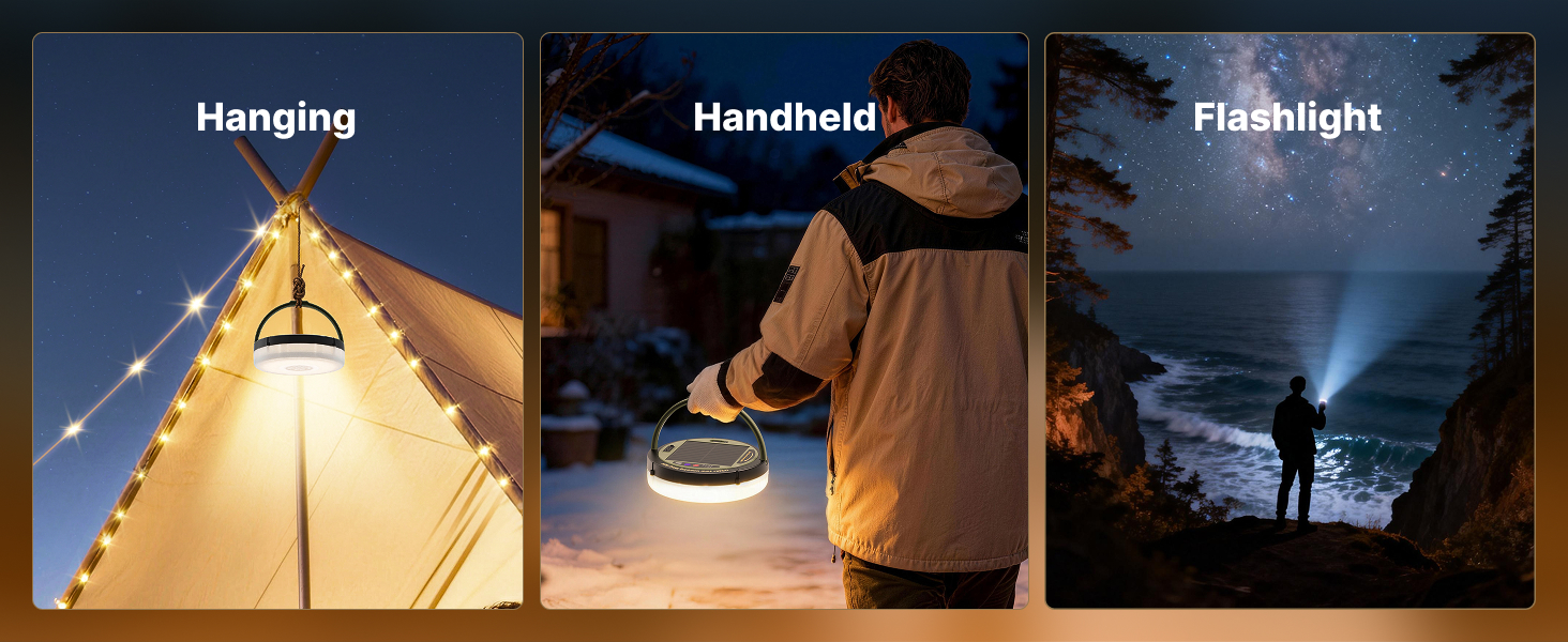 solar camping string lights
