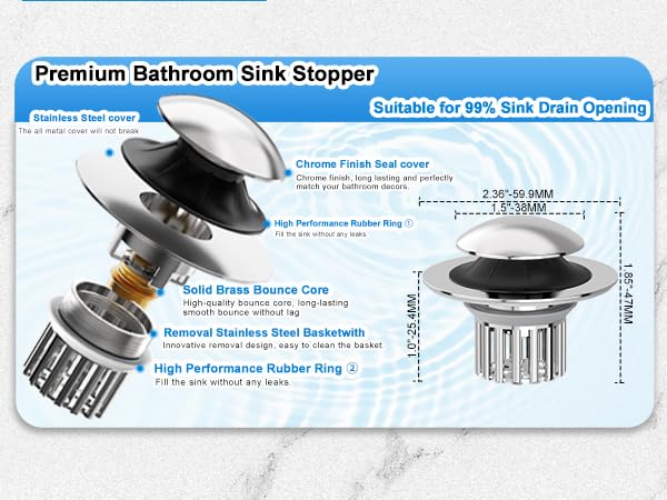 bathrooom sink stopper