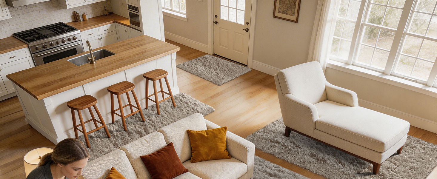 shag area rug