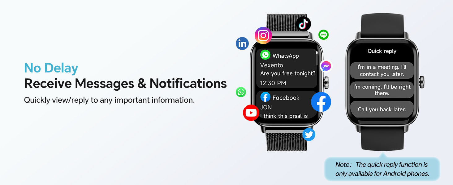 bluetooth 5.3 android smart watch for women
