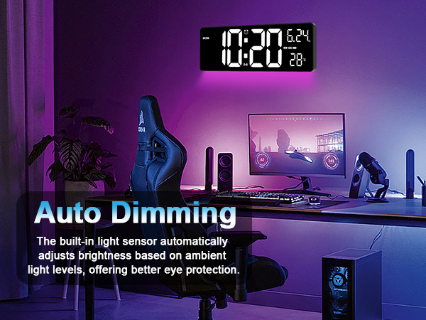 led clock digital