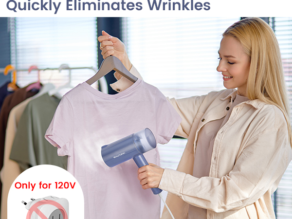 Quickly Eliminates Wrinkles