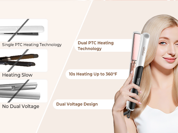 hair straightener and curler 2 in 1