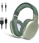 iJoy Ultra Wireless Headphones with Microphone- Rechargeable Over Ear Wireless Bluetooth Headphon...