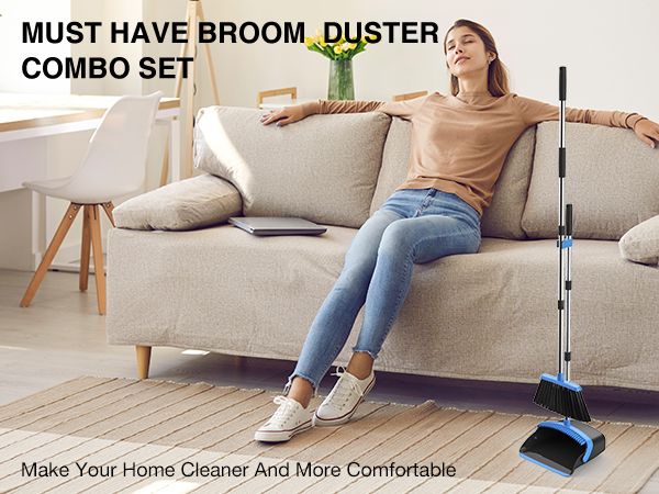 Broom and Dustpan Set