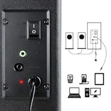 computer speakers led blue glow lights pc gaming desktop laptop