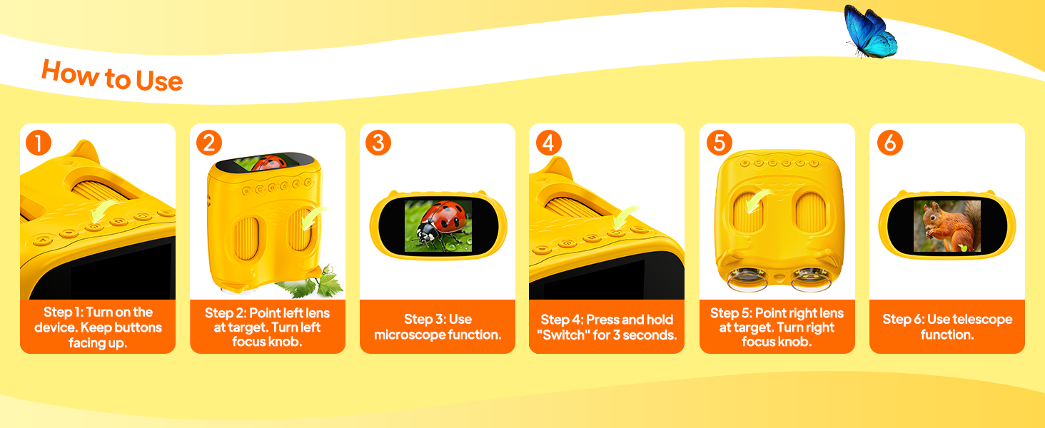 How to use the bugs magnifier for kids