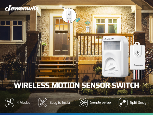 Wireless Light Switch Motion Sensor