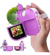 Digital Microscope for Kids Handheld Miniscope - 4K 2.0" Screen Rechargeable 1000X Mini Pocket Po...