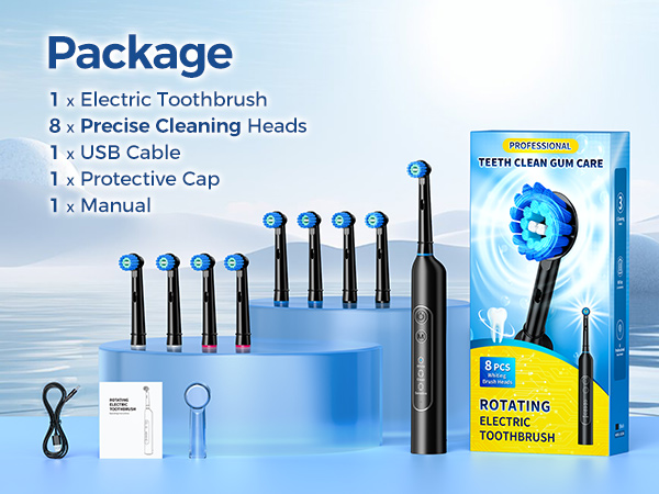 Rotating Electric Toothbrush for Adults