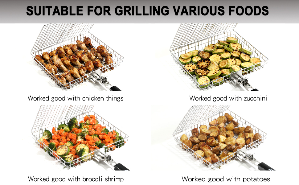 SUITABLE FOR GRILLING VARIOUS FOODS