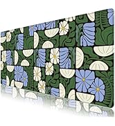AIMSA Desk Pad Mat, Non-Slip Desk Mat, Large Mouse Pad for Desk, Floral Mouse Pad Desk Computer M...