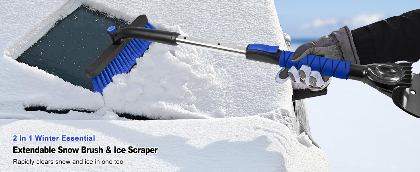 snow brush ice scraper