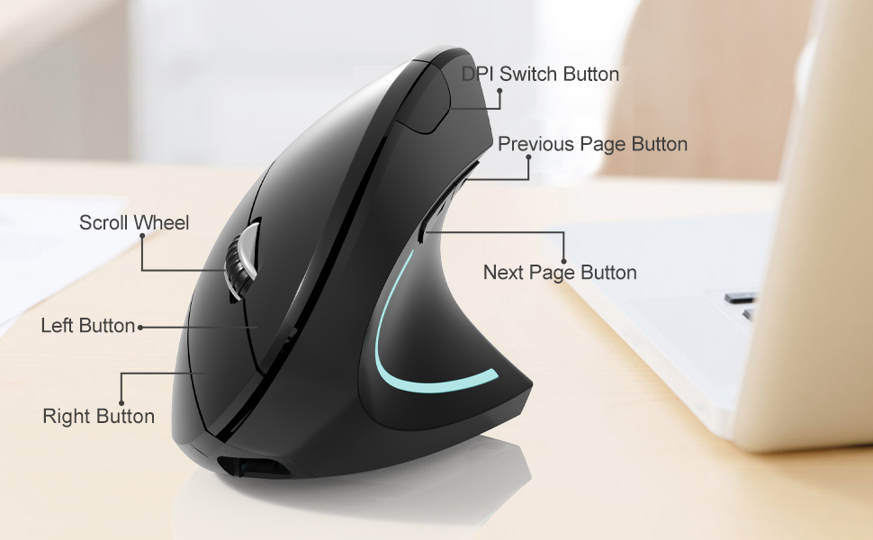 Vertical Ergonomic Mouse
