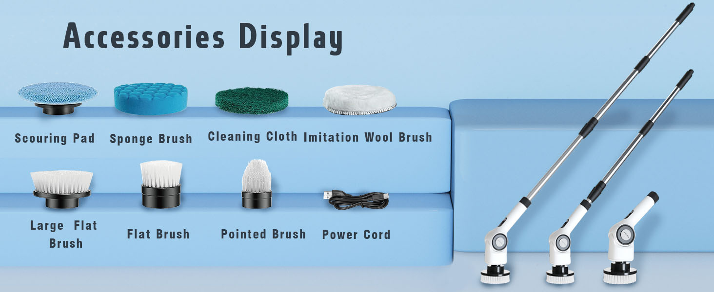 electric scrubber for cleaning