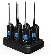SAMCOM FPCN30A Two Way Radio Commercial with Gang Charger, Rechargeable 2 Way Radio,5W Walkie Tal...
