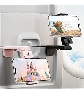 2 Pack Universal Airplane Phone Stand Holder, Klearlook 360 Degree Rotation Travel Essentials Pho...
