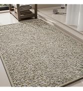 PADOOR Bath Mats for Bathroom, Thin Braided Bath Mats fits Under Door, No-Slip Rubber Bath Rugs, ...