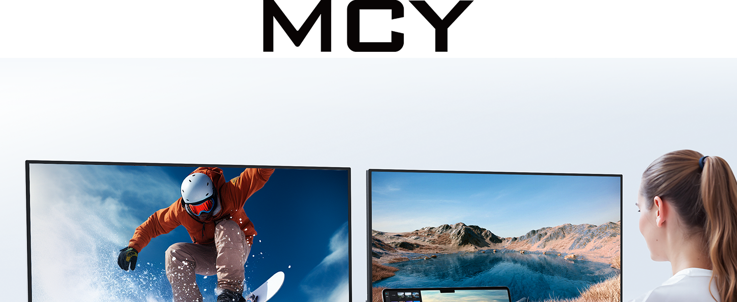 MCY laptop docking station dual monitor