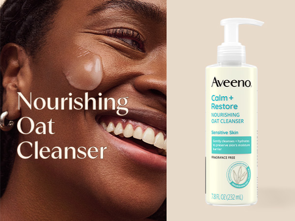 Soothing sensitive skin care routine