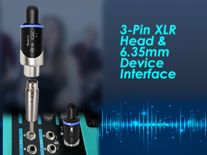Plug &amp;amp; Play with Rugged Metal XLR Connectors