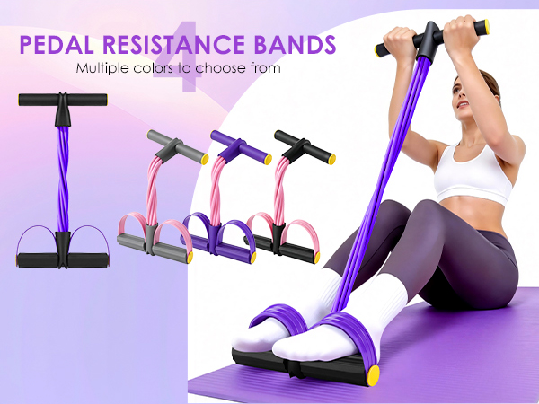 exercise bands with handles