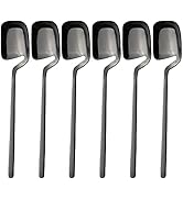 IQCWOOD Espresso Spoons, 6 Pieces Demitasse Spoons, 5.6 Inches Stainless Steel Small Spoons Coffe...