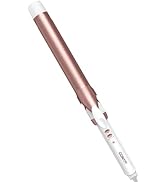 Conair Double Ceramic 1 ¼-Inch Long Barrel Curling Iron, 1¼-Inch Barrel Creates Loose Curls, Hair...