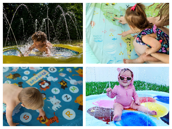 swimming pool impact sprinkler pool games slip and slide kids outdoor toys hose sprinkler